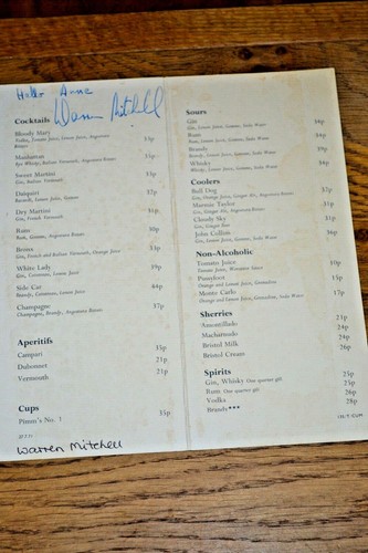 Warren mitchell signed - warren,