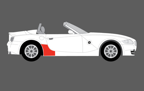 Fits bmw e85 sill - z4, trim