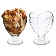 Glass Dessert Bowl Sundae Ice