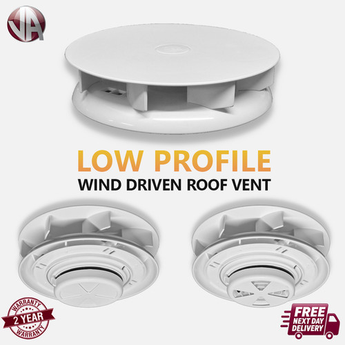 Wind driven vent white - driven,