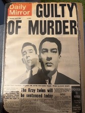 TIN SIGN PHOTO OF THE KRAY