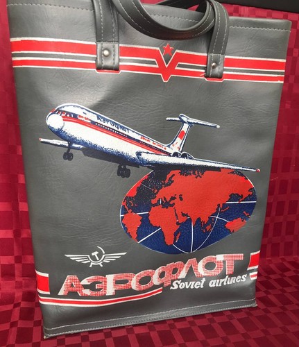 Vintage aeroflot bag ussr - vintage,