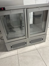 Osborne 276E – Double Glass Door Counter Fridge + Saladette –Excellent Condition