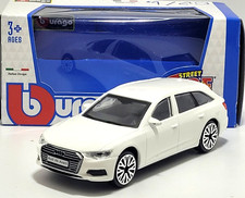 Burago White Audi A6 Avant