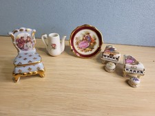 Limoges  Miniatures 5 Pieces