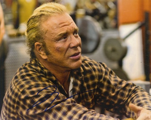 Mickey rourke signed - mickey,