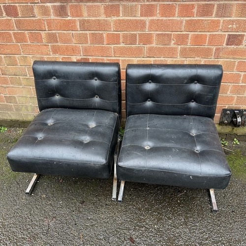 Pair vintage 1960s 1970s black - pair,