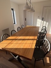 Ercol painted dining chairs - painted,