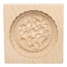 Wooden Cookie Mould 3.94" x