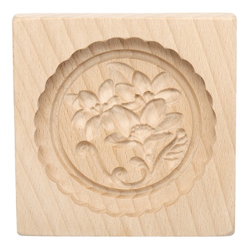 Wooden cookie mould x - mould, 3.94"