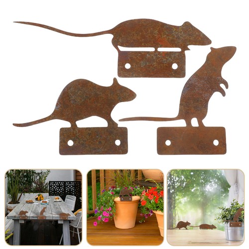 Coffee colored metal mouse - colored,
