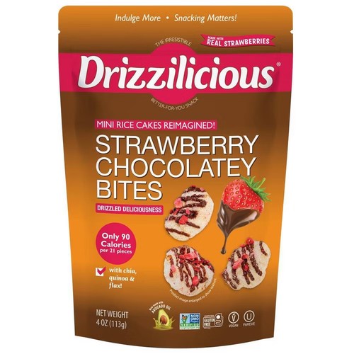 Drizzilicious mini rice cakes - rice,