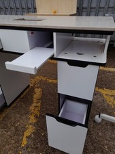 Professional Manicure Table Technician Nail Beauty Salon Bar Desk + Accessories