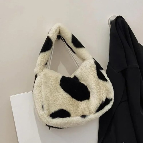 Faux fur tote - fur,