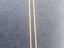 9ct Gold Serpentine, 'S' Link Necklace, 40 cms Long. 1.4 Grams, Not Scrap 