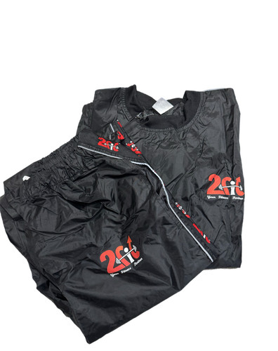 Sauna sweat suit black gym - sauna,