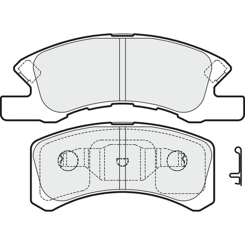 Brake pads set for daihatsu - set,