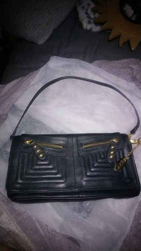 Ri2k black leather shouder - black,