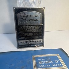 Vintage MATTHEWS Playboat