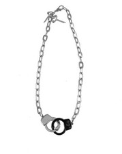 Rhodium Handcuff with Keys