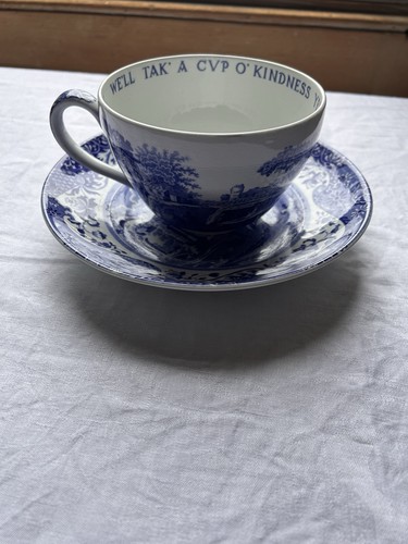 Spode blue italian jumbo cup - blue,