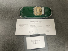 FRANKLIN MINT 1961 JAGUAR E-TYPE  GREEN  ( MINT )