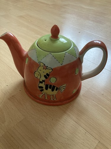 Fun and funky colourful teapot - fun,