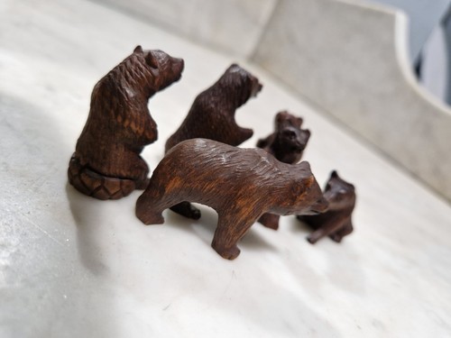 Six antique black - antique, forest