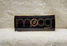 MOOG Black & Gold Sticker..Moogerfooger