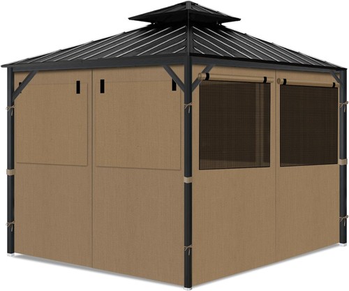 Aonear gazebo privacy curtains - gazebo,