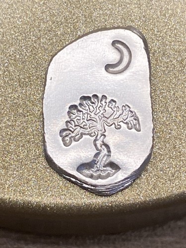 Hand poured 999 fine silver - hand,