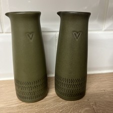 Denby Green Chevron Oil and