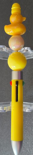 Handmad yellow duck - handmad, beaded