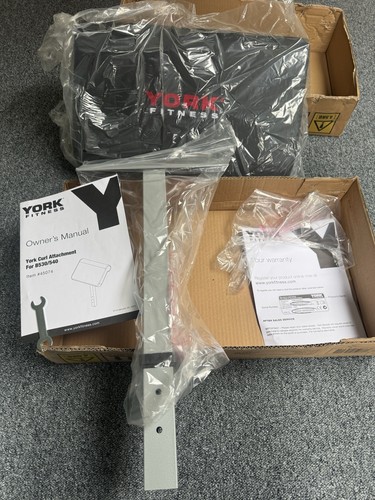 York bench curl attachment gym - york,