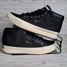 Alexander McQueen Men Puma Black Canvass Lace Up Trainers Size 11 