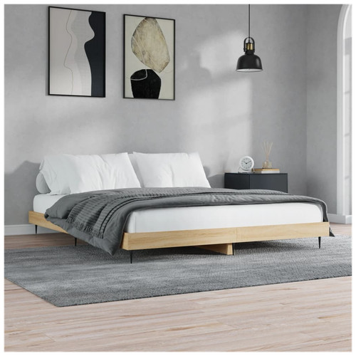 Bed frame sonoma oak - oak, 120x200
