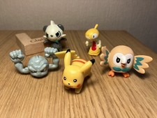 Pokemon 5 Action Figures approx 1.5”, Great Cake Toppers, incl Pikachu, Pancham
