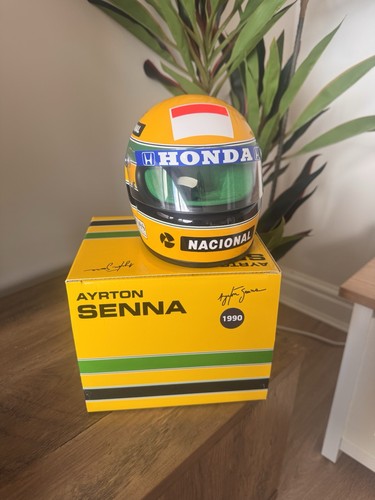 Ayrton senna 1990 helmet - senna,