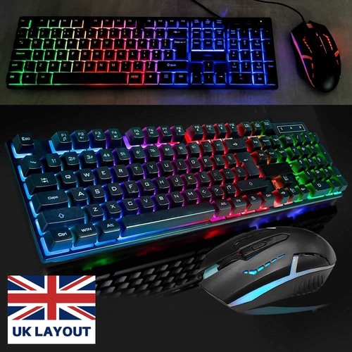 Rgb gaming keyboard mouse - gaming,