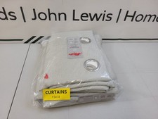 John Lewis Alea Eyelet Curtains Gold 167x137cm Pair RRP £95.00