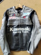 Kawasaki Leather Bike Jacket Motorcycle Racing