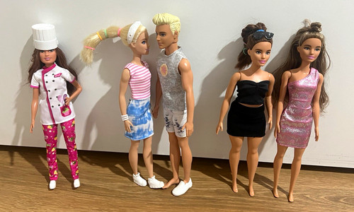 Barbie ken fashion dolls lot - ken,