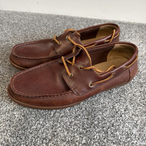 Clarks leather boat deck - deck, shoes