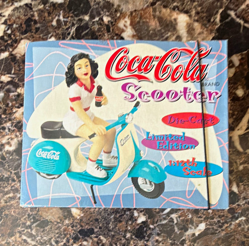 Coca cola scooter die cast - coca-cola, die-cast