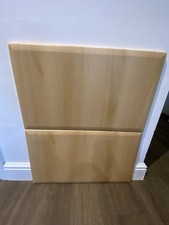 Beech Coloured Drawer Front Unit Set 2 X 600 X 360 To Make 720mm High  DZ708