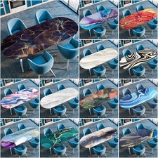 3D Marble Cracks Tablecloth