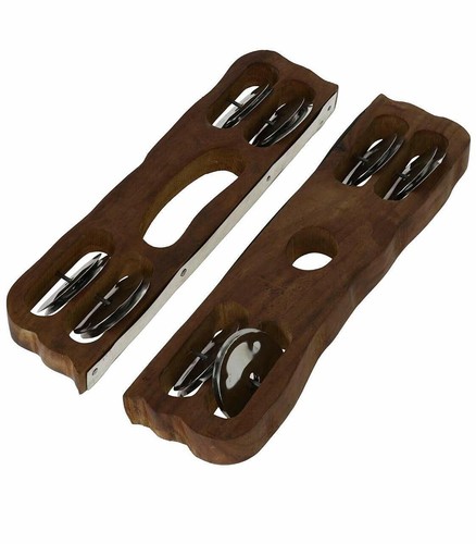 Hand percussion wooden khartal - hand,