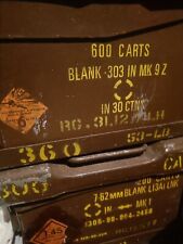 Empty UK Army Ammo Crates