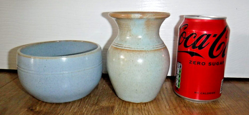 Nectans studio pottery vase - st,