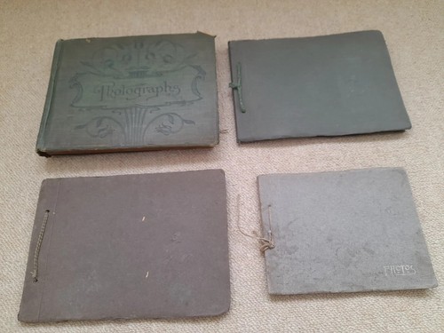 Antique photo albums all - 4,